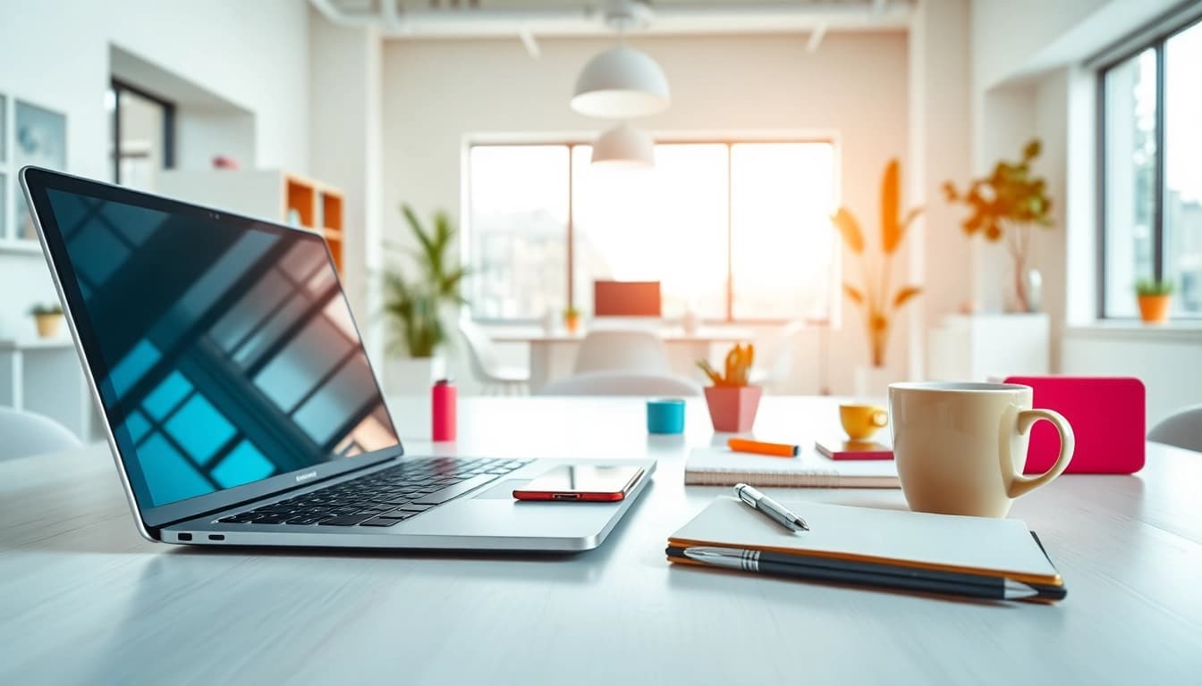Technik Tipps für effektive Nutzung von Technologie in einem modernen Arbeitsbereich.
