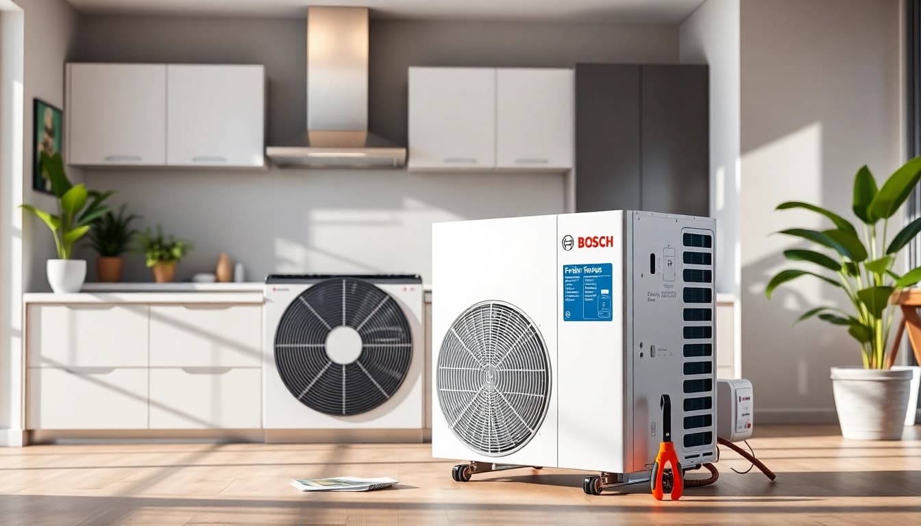 Wärmepumpe Bosch effizient installieren und moderne Wohnräume optimieren.