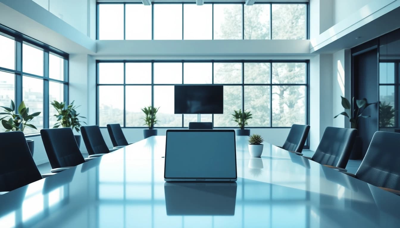 Professionelle Büroumgebung einer Headhunter Agentur mit modernem Mobiliar und einladender Atmosphäre.