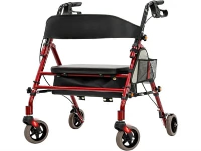 Rollator faltbar leicht für flexiblen Einsatz unterwegs