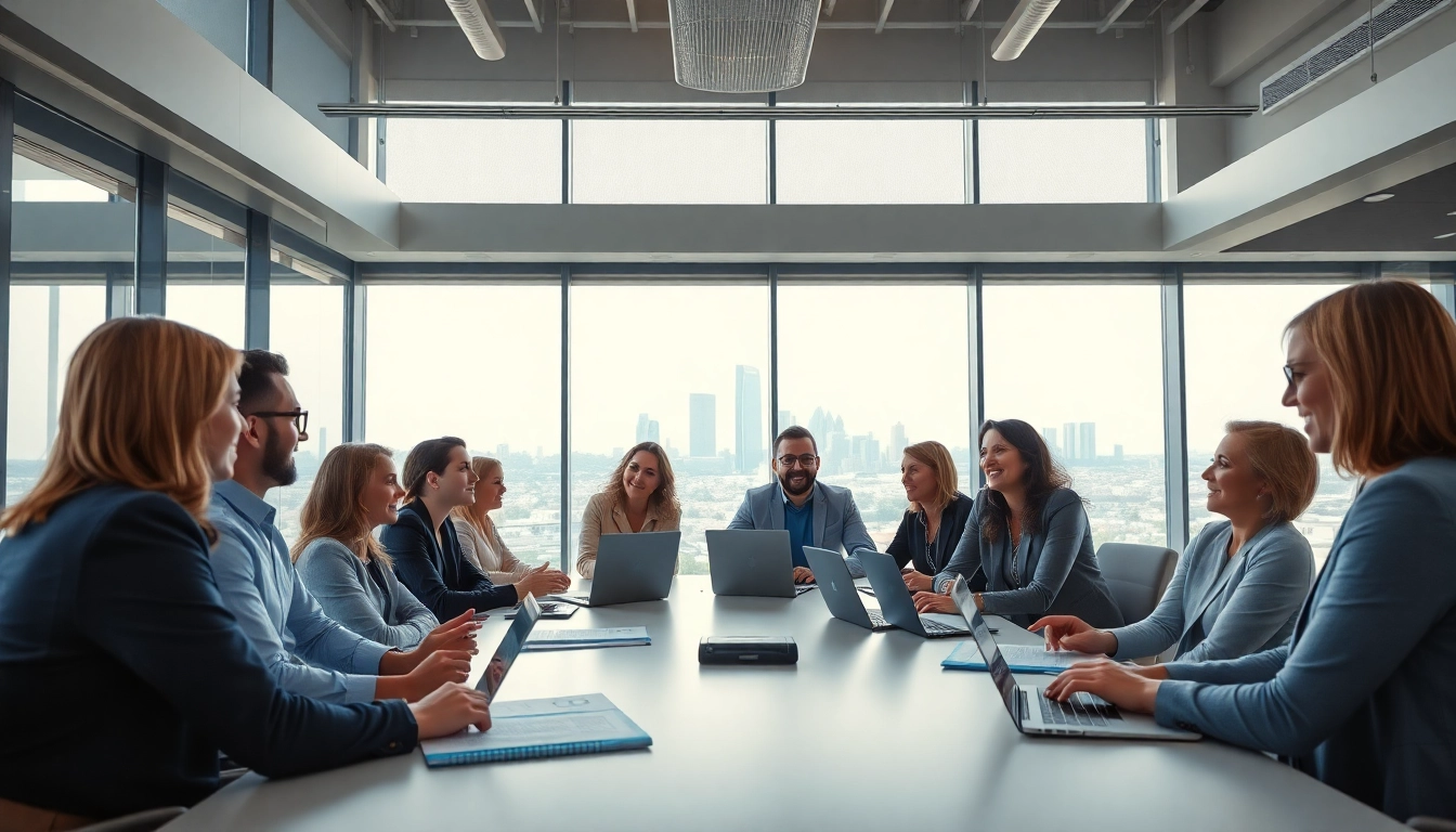 Wirtschaft Regional in a dynamic business meeting environment, showcasing collaborative professionals.