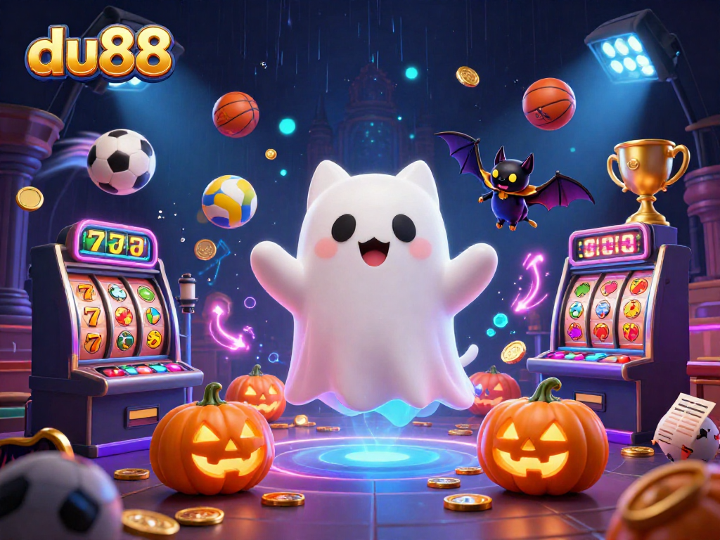 Engage with du88's captivating slots and haunted adventures in a vibrant casino environment.