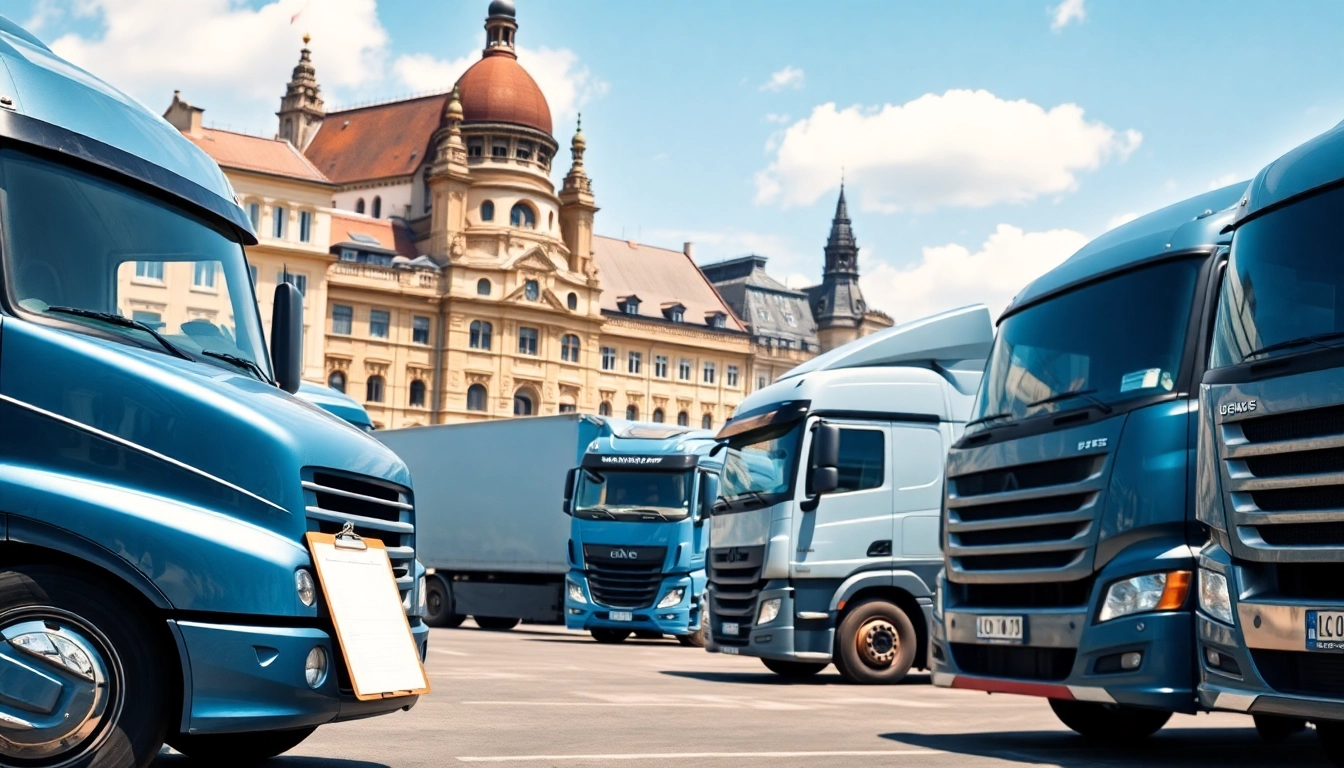 Lkw Gutachten Augsburg mit einem professionellen Bewertungsexperten vor Stadtkulisse