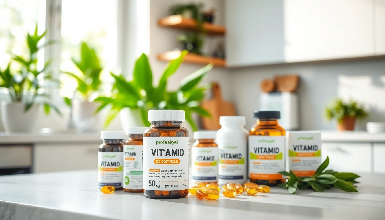 Vegane Nahrungsergänzungsmittel in modernen Designs, die Gesundheit und Wohlbefinden fördern.