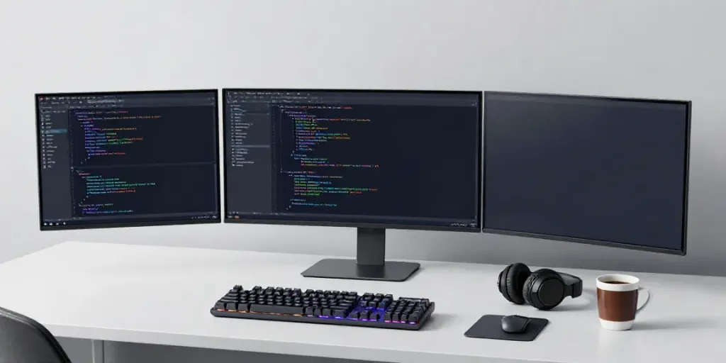 GG in einer modernen Entwicklerumgebung mit Softwareentwicklung, Cloud Computing und Cybersicherheit.