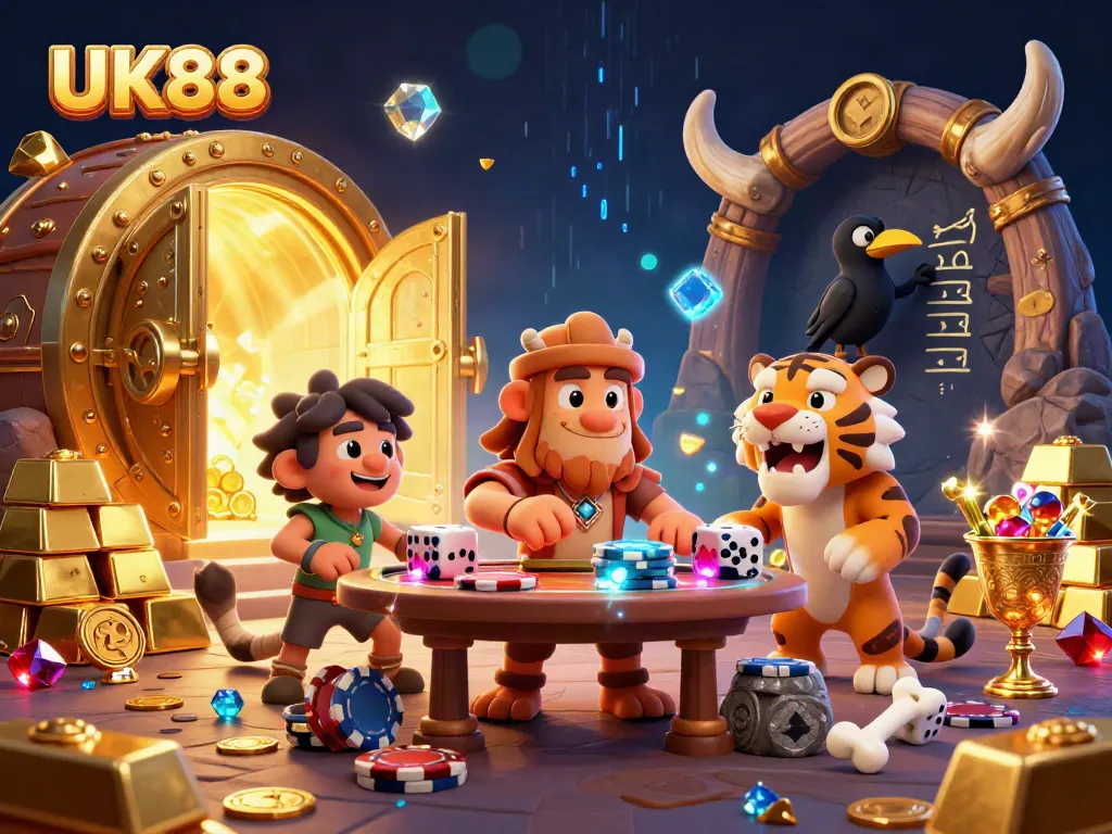 Engage in thrilling prehistoric casino adventures at UK88 with unique characters and vibrant treasures.