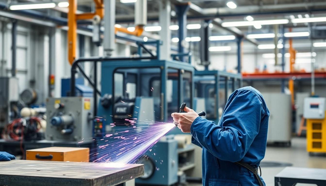 Spritzguss Kleinserie: Hochpräzise Fertigung von Kunststoffteilen in einer modernen Industrieumgebung.