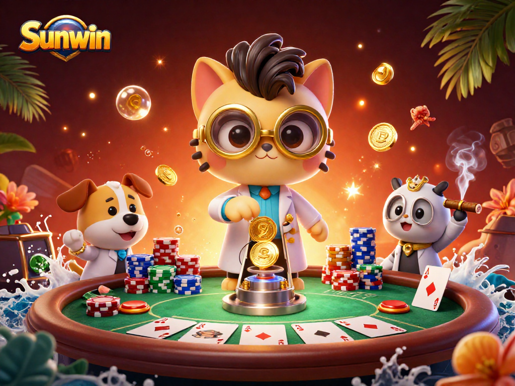 Join Sunwin's thrilling gaming scene with dynamic poker and golden fun!