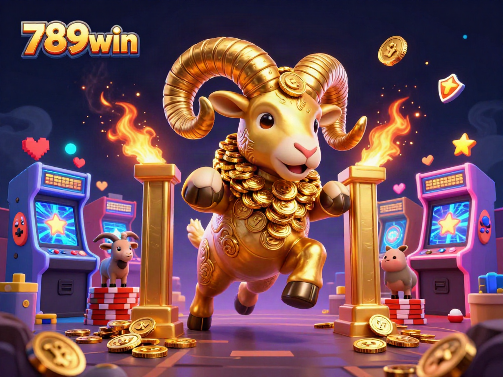 Experience thrilling games at 789win with vibrant 3D casino elements and dynamic characters.