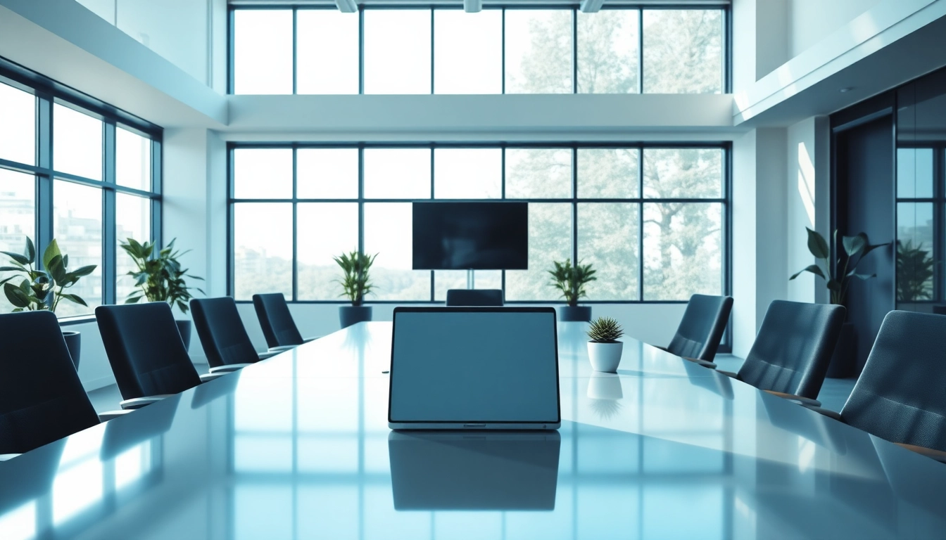 Professionelle Büroumgebung einer Headhunter Agentur mit modernem Mobiliar und einladender Atmosphäre.