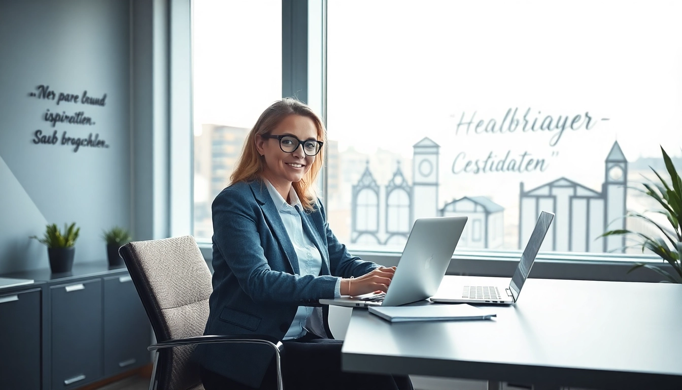 Interaktion zwischen einem Headhunter Saarbrücken und einem Kandidaten in einem modernen Büro.