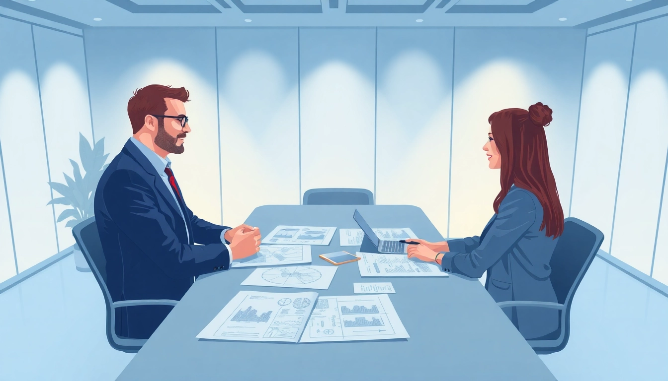 Headhunter Ingenieure conducts a productive meeting with engineering professionals in a modern office setting.