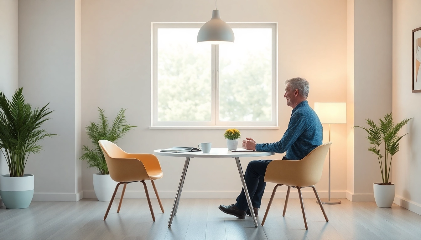 Aktive Coaching-Sitzung für coaching in Lebenskrisen, die Vertrauen und Unterstützung darstellt.