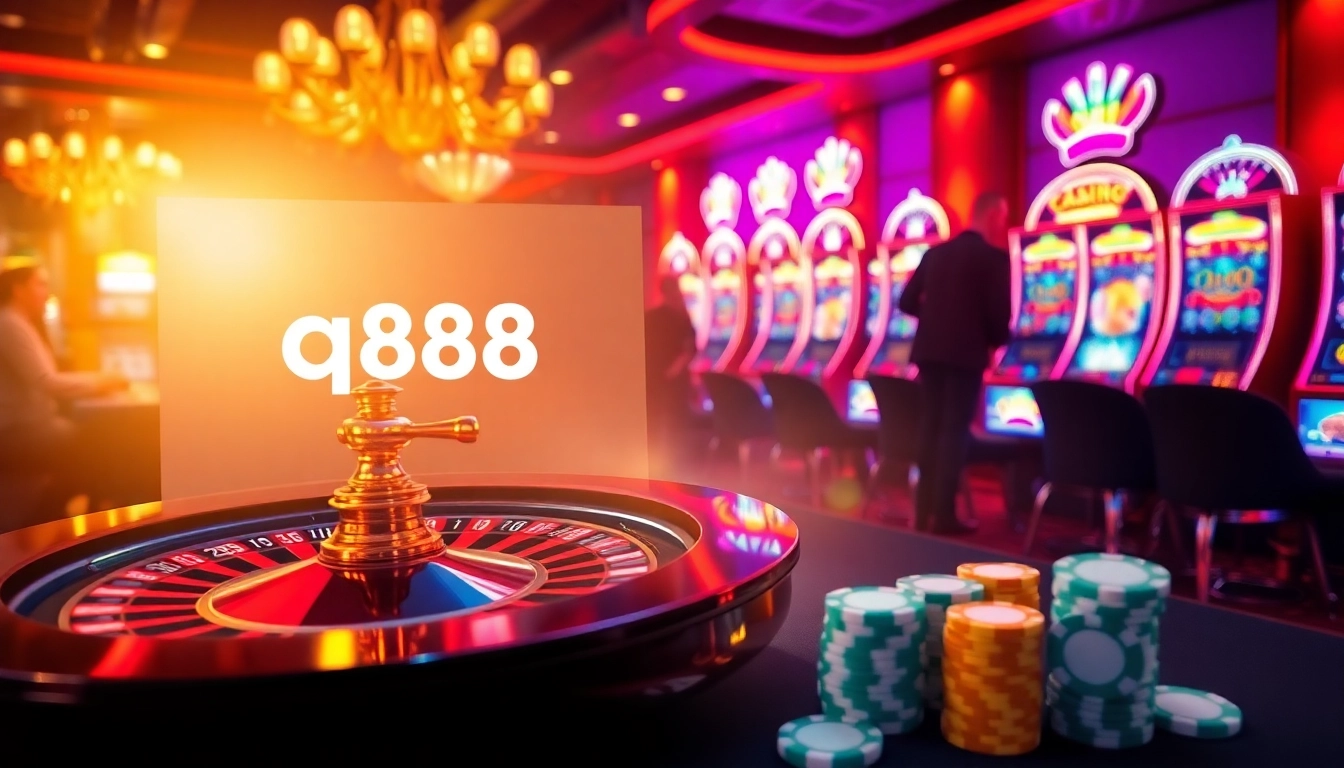 Experience the thrill of winning at qh88 with colorful slot machines and vibrant table games.