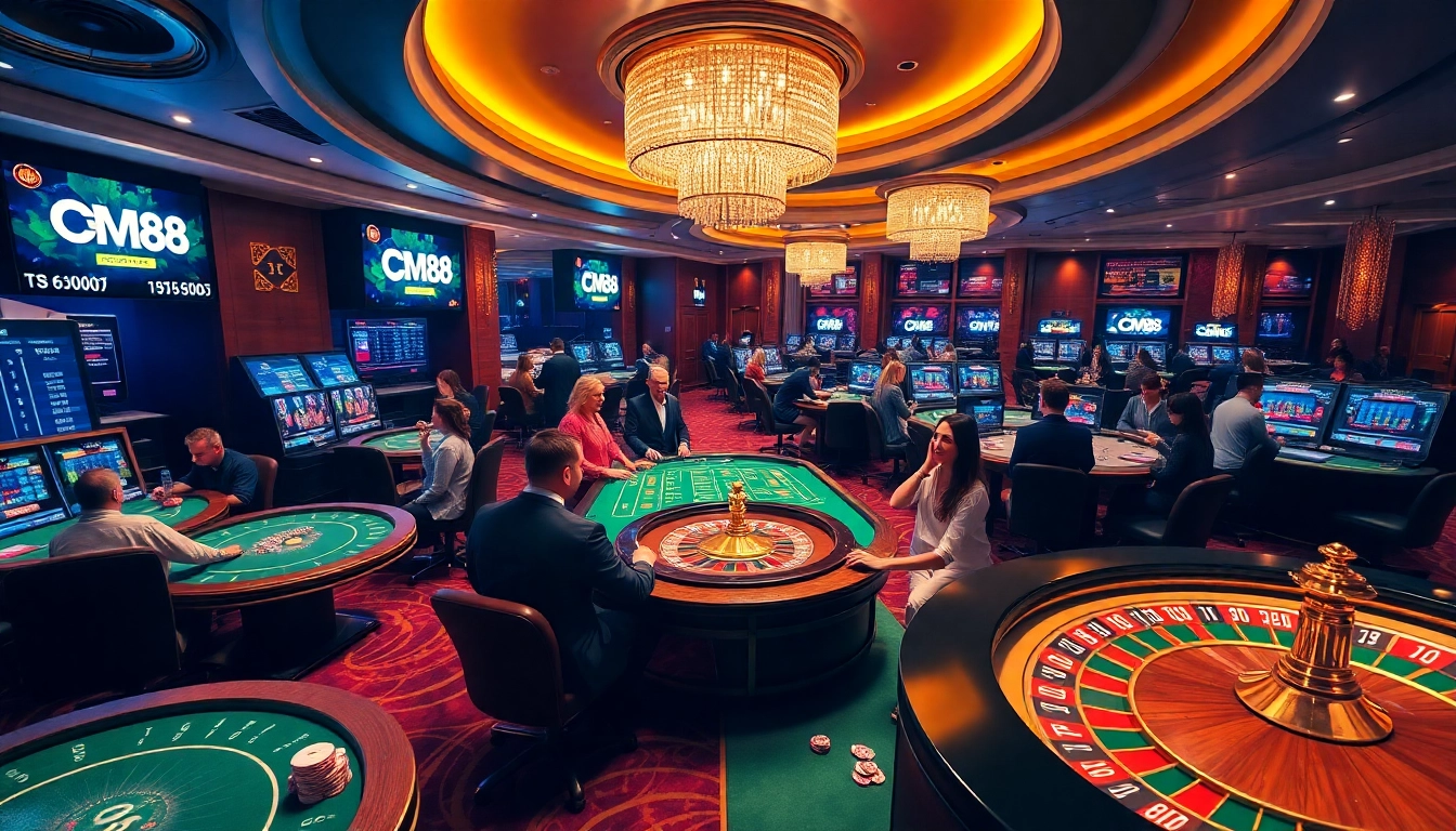 Experience the excitement of CM88 with vibrant casino games and thrilling bets.