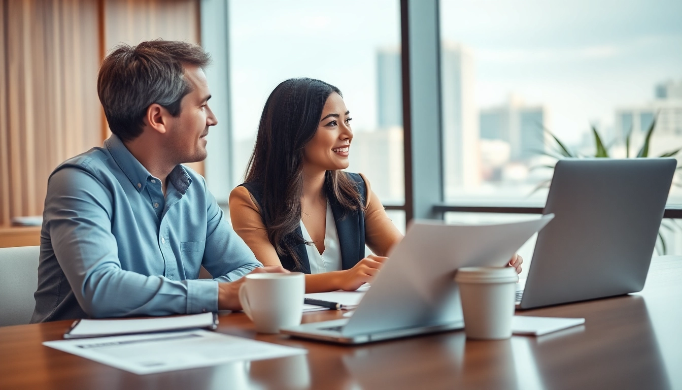 Interviews with Headhunter Schweiz in a professional setting, creating a welcoming atmosphere.