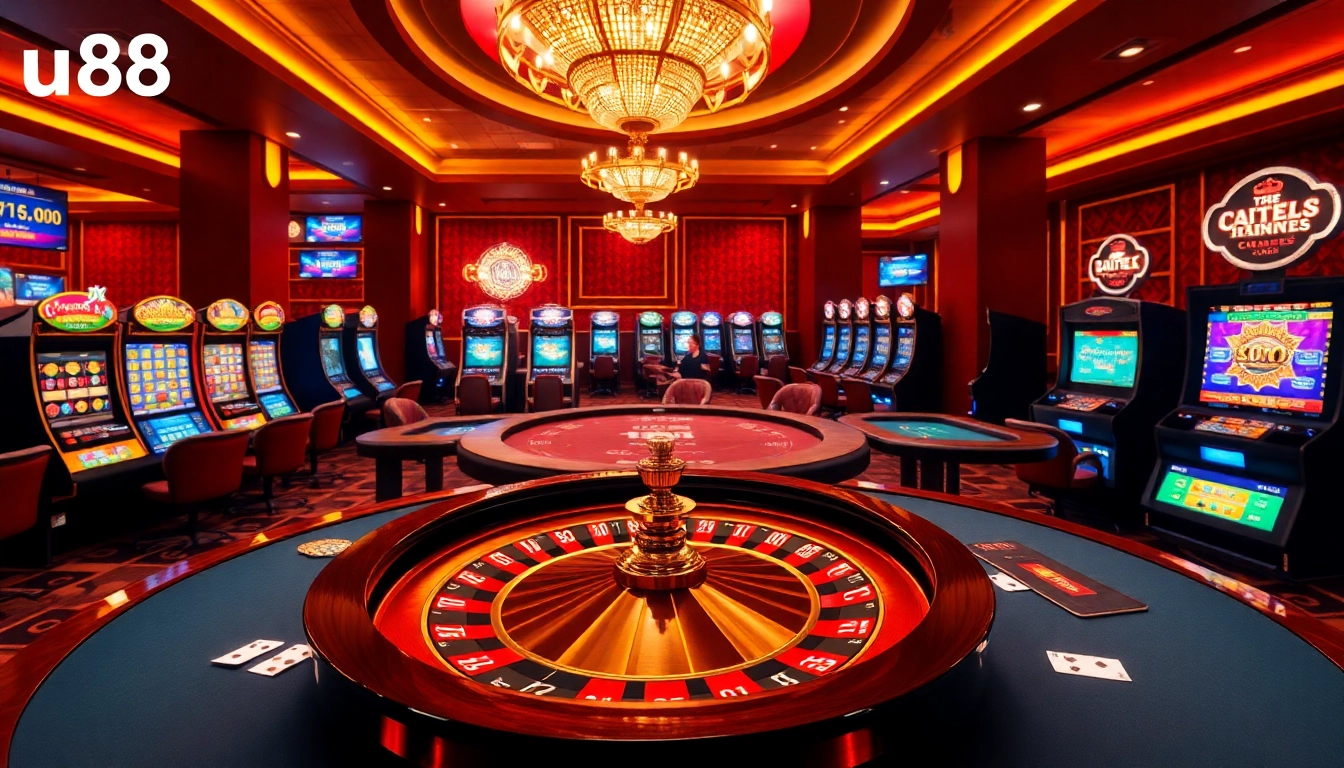 Experience the excitement of u888 with luxury casino visuals and vibrant gaming actions.