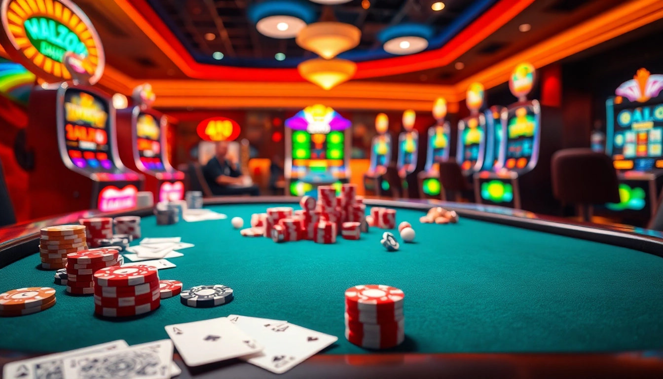 Experience ALO 789 không chặn with lively players enjoying high-stakes gambling at a luxurious online casino table.